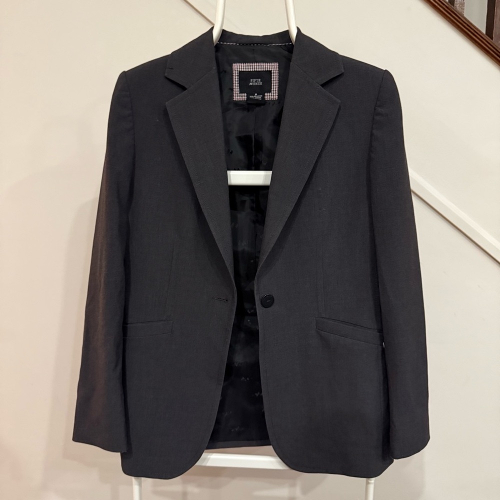 Fifth Avenue Blazer, Women’s Grey Sz 8